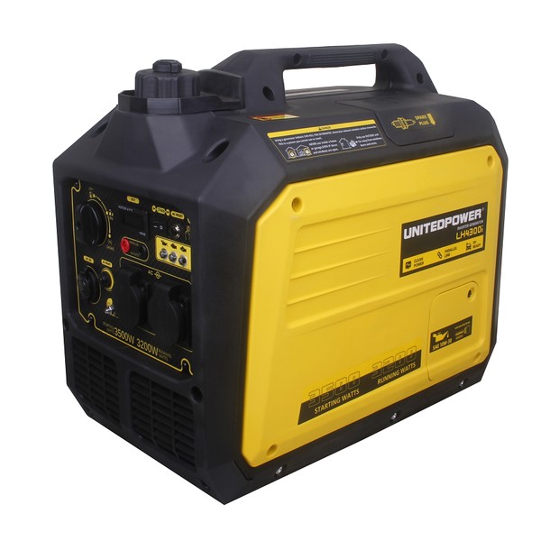 Інверторний бензиновий електрогенератор UNITED POWER LH4300i, 1 фаза (220-240В) 3,2 кВт